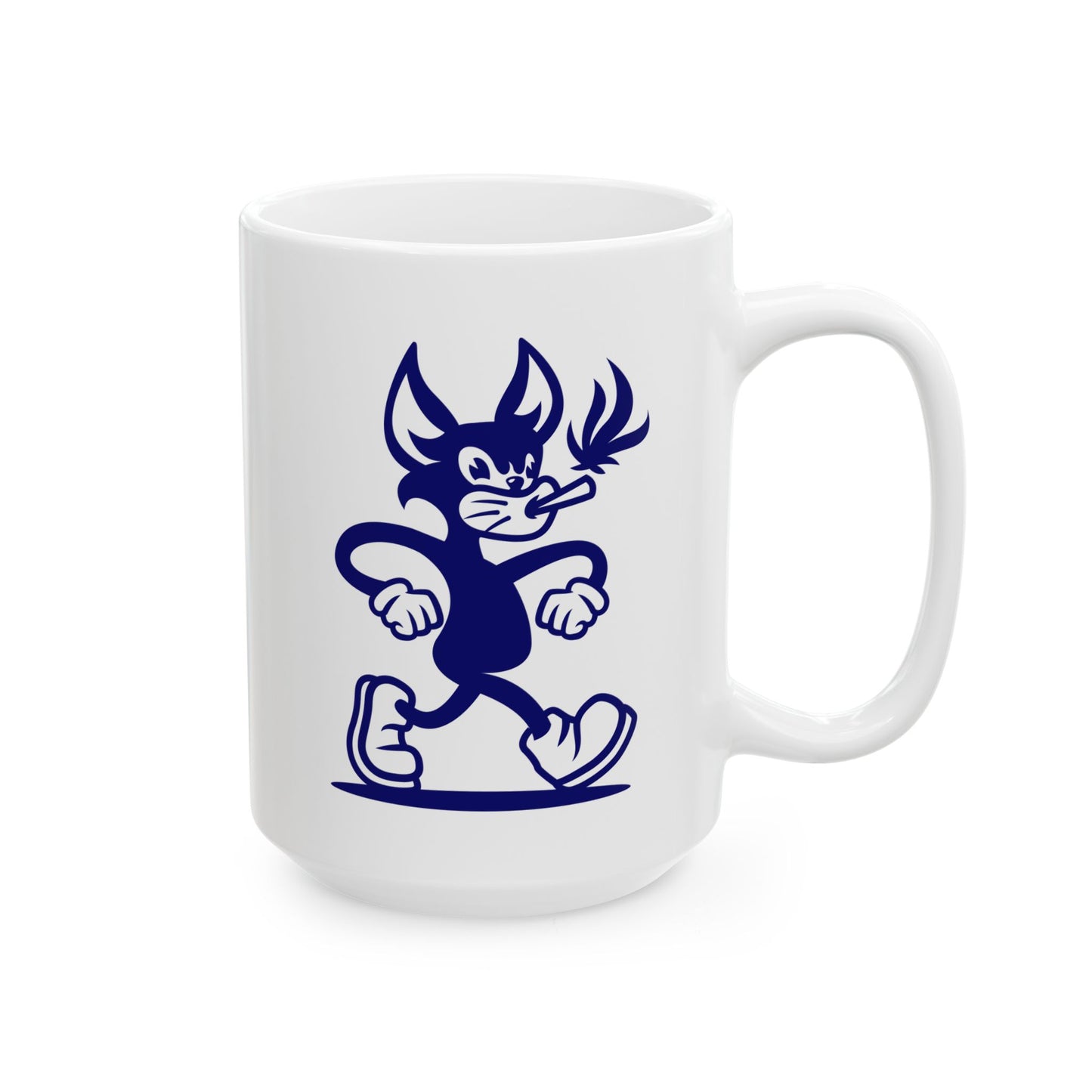 Coffee Mug, Mr Hemp Cat Whimsical Design