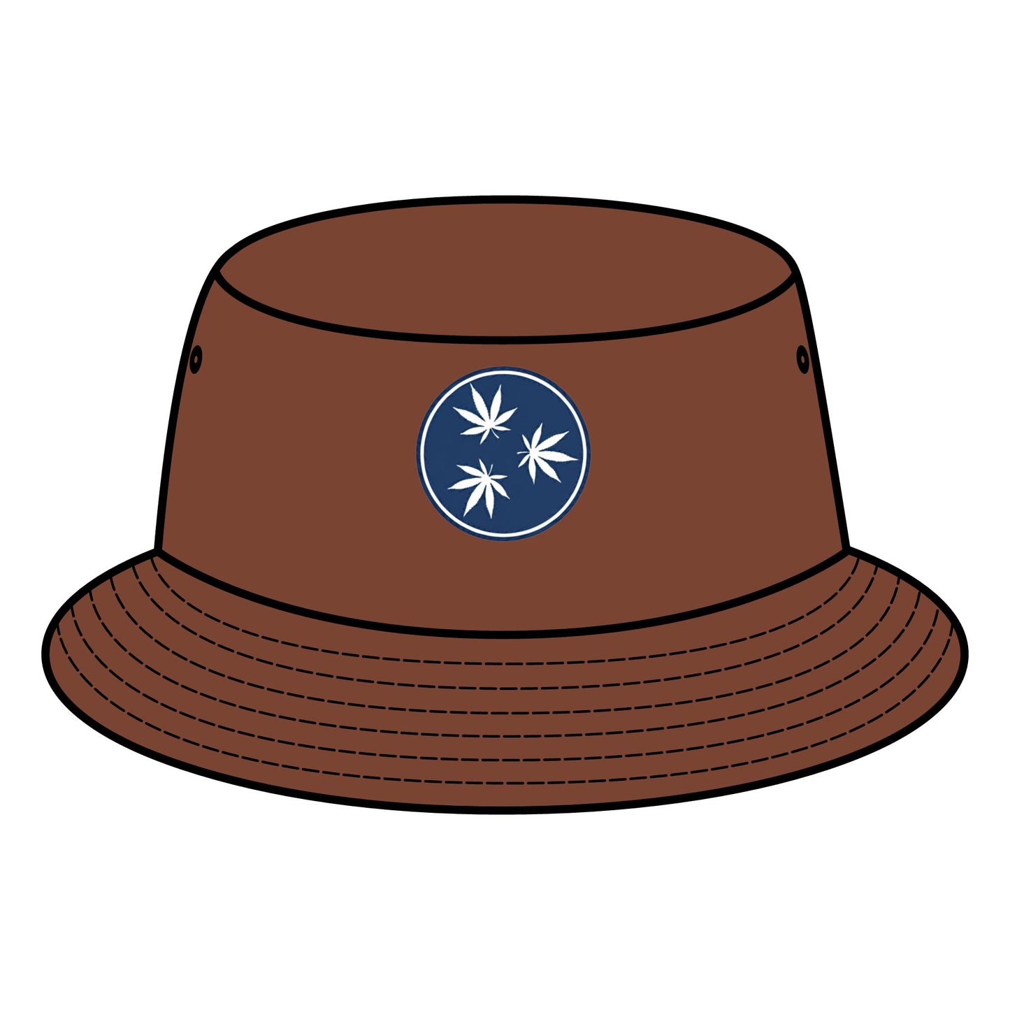 Bucket Hat, Cannabis Tennessee Flag Design