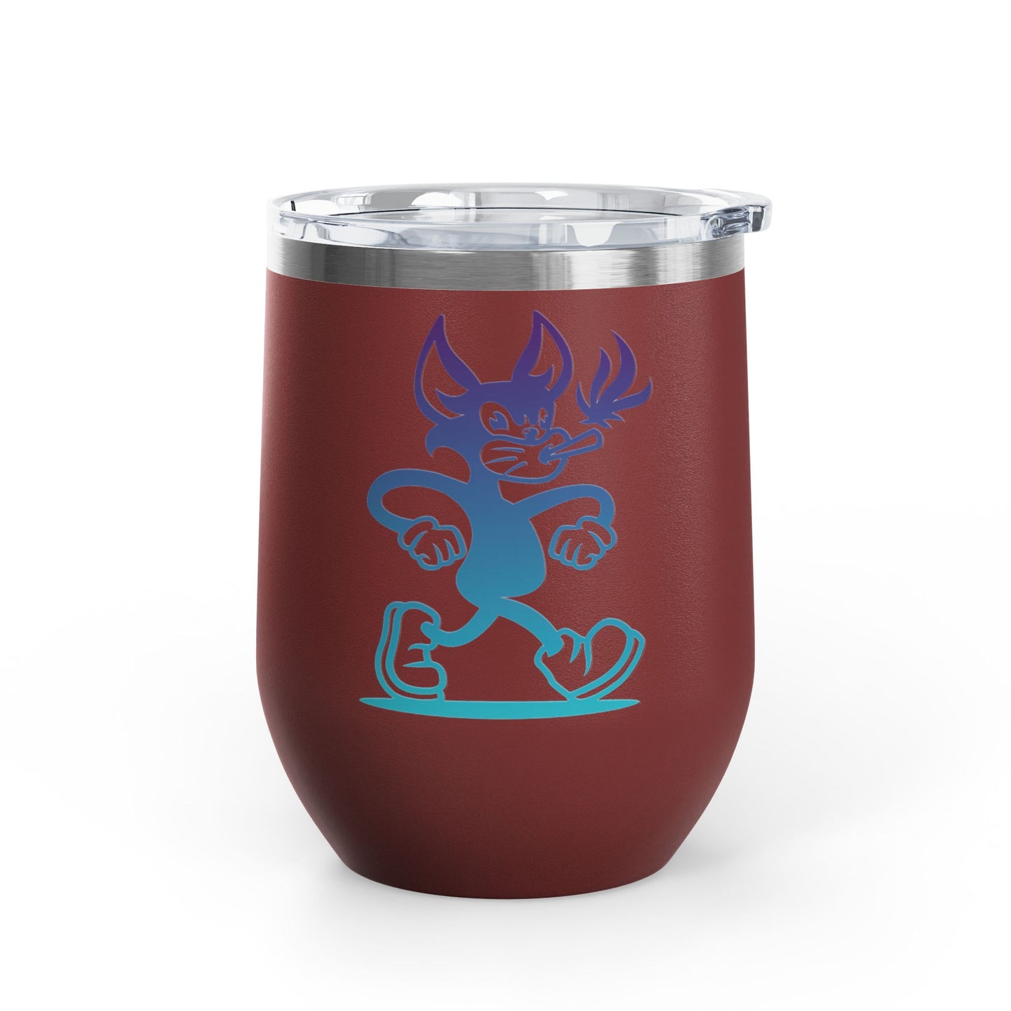 Wine Tumbler - Mr Hemp Cat Design