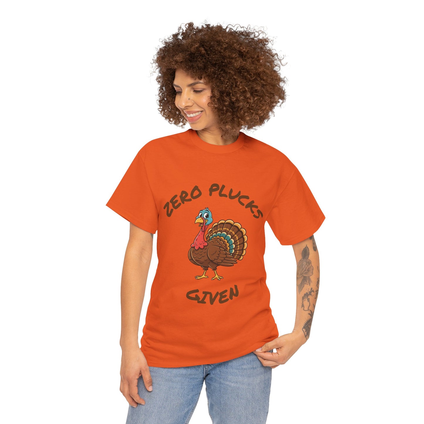 Funny Zero Plucks Given Turkey Tee