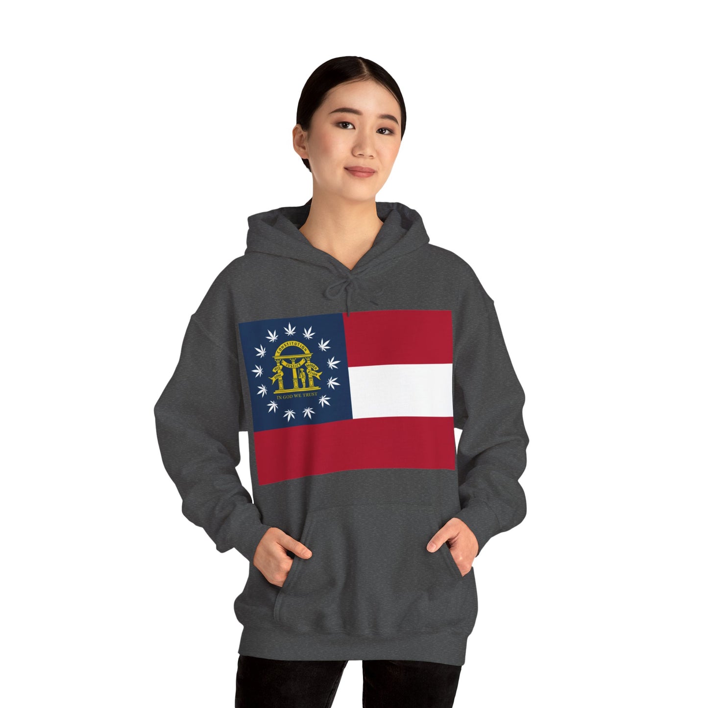 Georgia Cannabis State Flag Hoodie