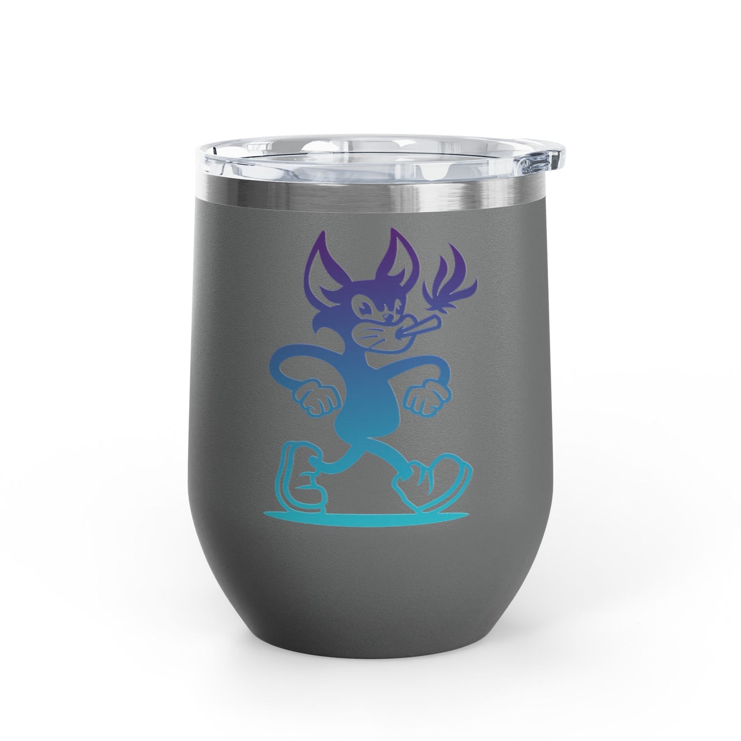 Wine Tumbler - Mr Hemp Cat Design