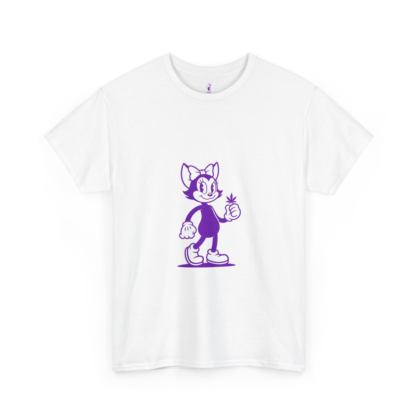 Mrs. Hemp Cat Tee - Unisex Heavy Cotton, Cute Graphic T-Shirt, Vintage Style, Gift for Cat Lovers, Casual Wear