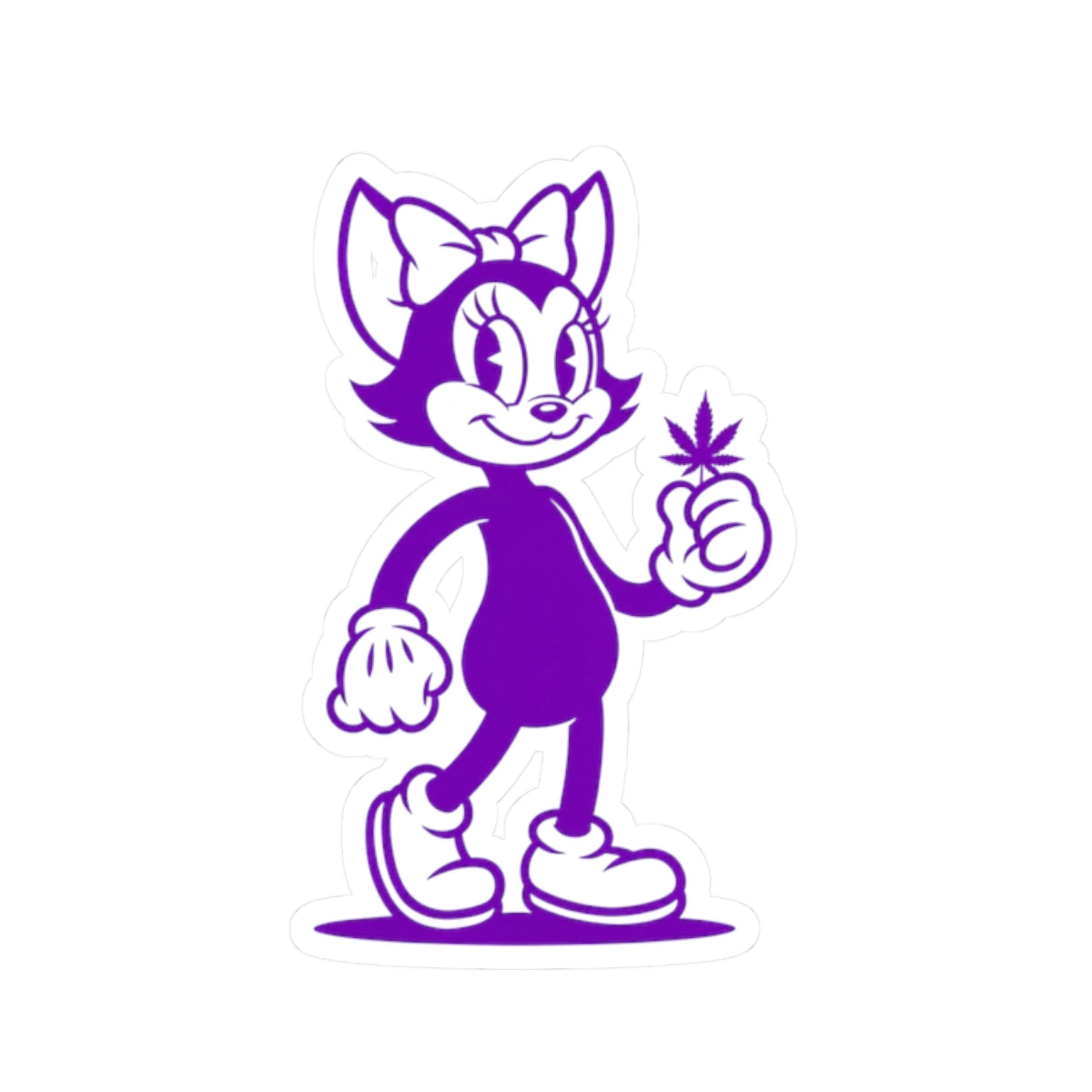 Mrs. Hemp Cat Kiss-Cut Stickers