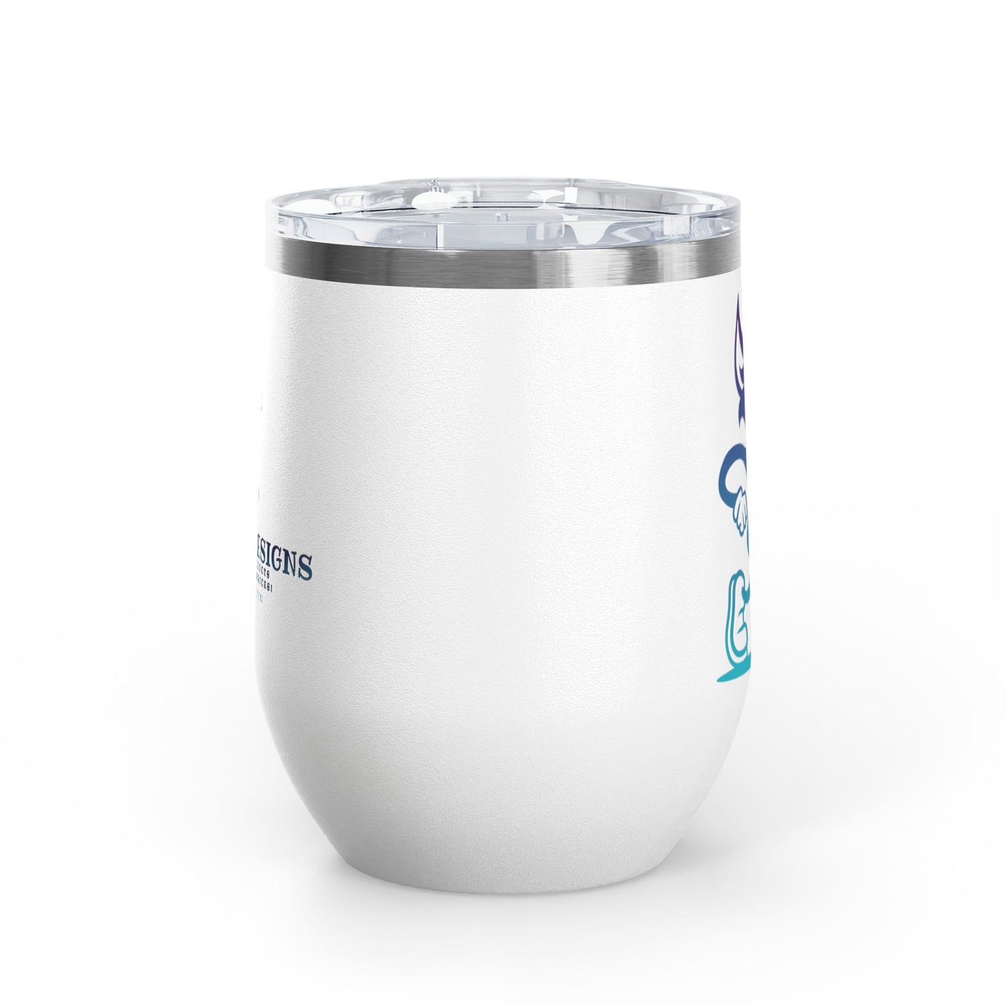 Wine Tumbler - Mr Hemp Cat Design