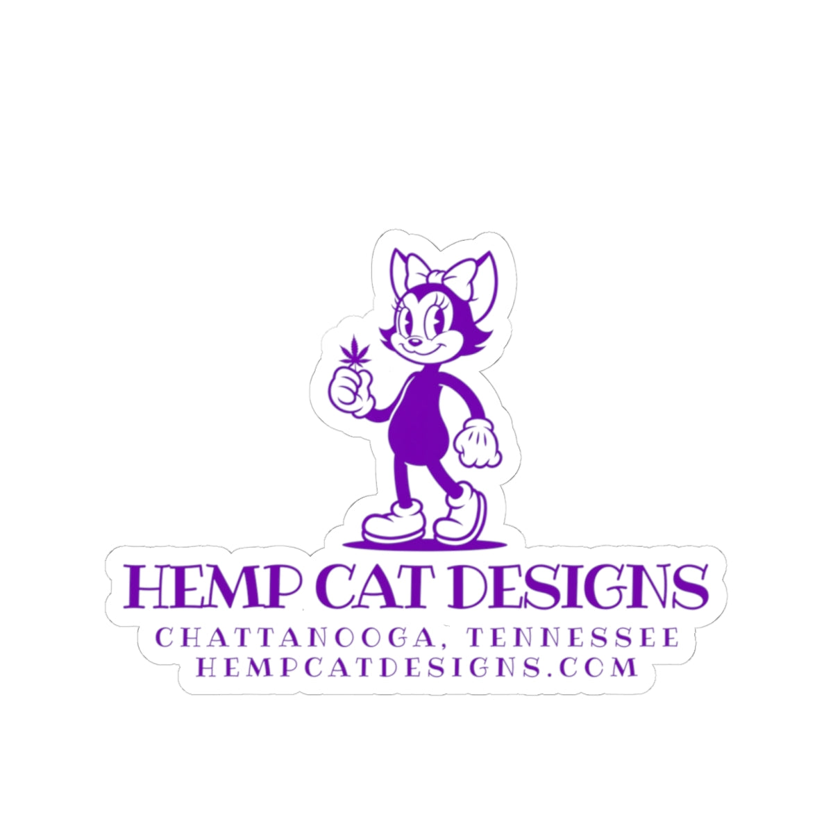 Cat Stickers - Mrs Hemp Cat Design