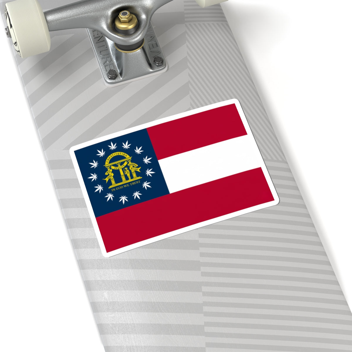 Georgia Cannabis Flag Sticker
