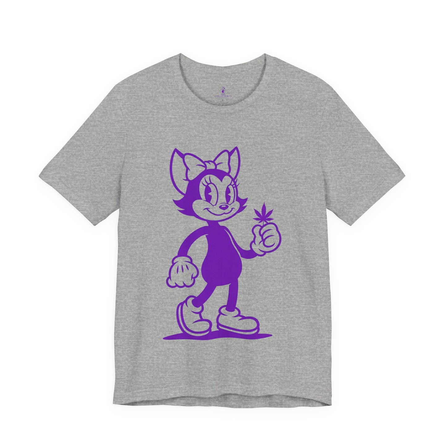 Mrs. Hemp Cat Tee - Unisex Heavy Cotton, Cute Graphic T-Shirt, Vintage Style, Gift for Cat Lovers, Casual Wear