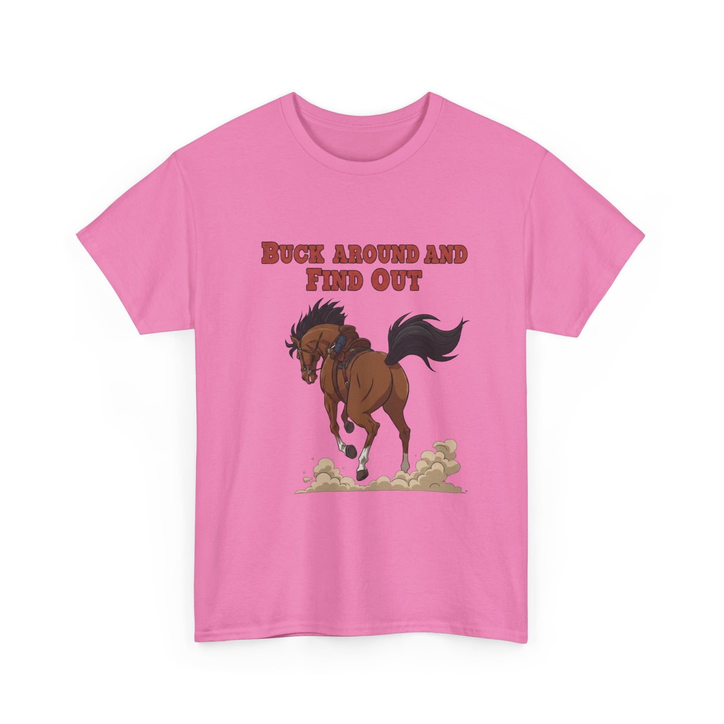 Fun Horse Graphic Tee - 'Buck Around and Find Out'