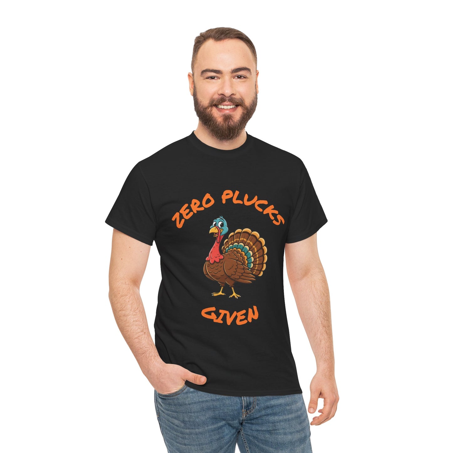 Funny Zero Plucks Given Turkey Tee