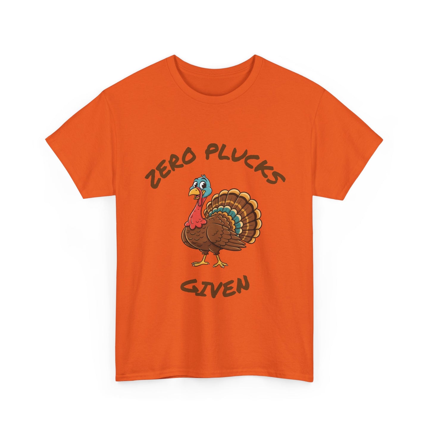 Funny Zero Plucks Given Turkey Tee