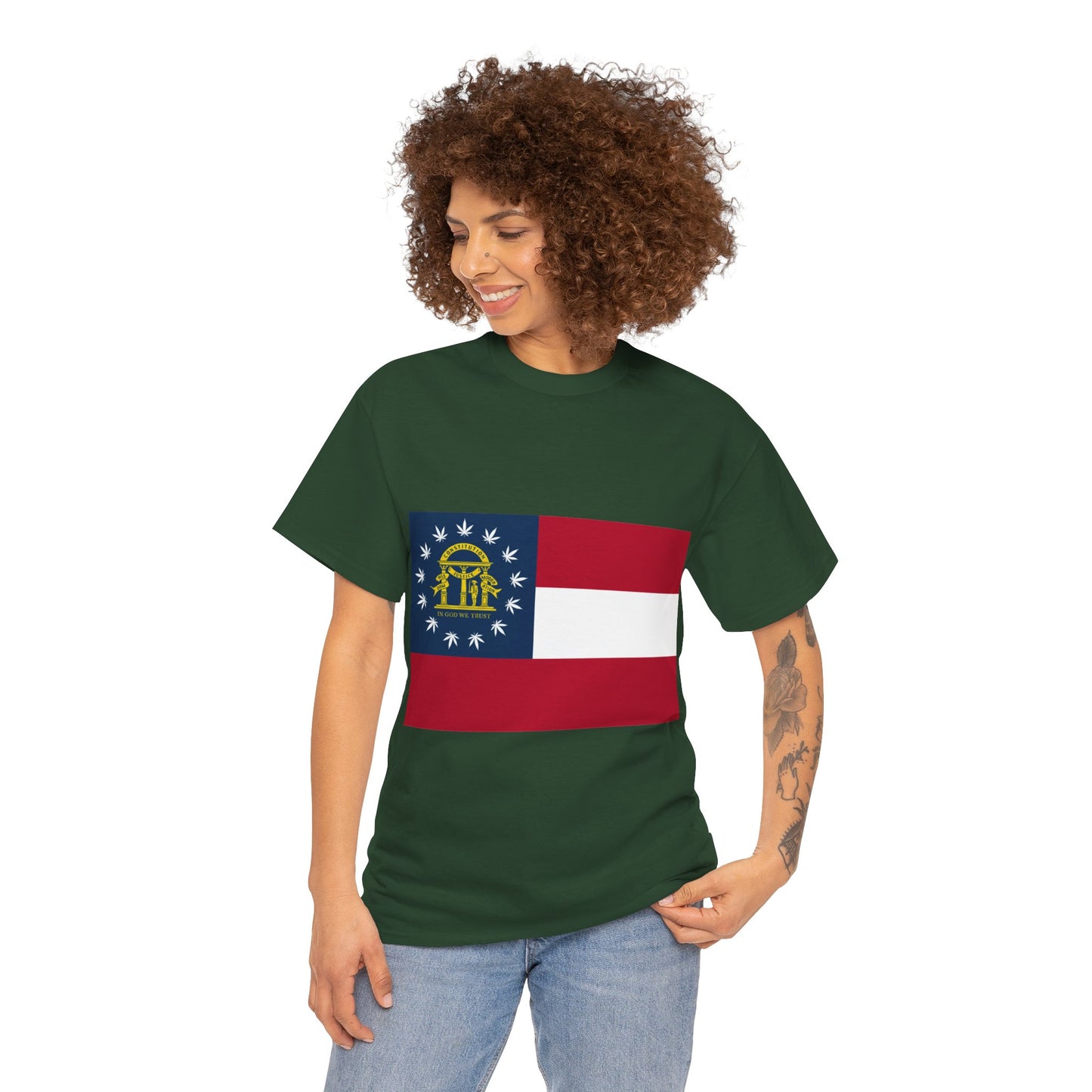 Georgia Cannabis State Flag Tee