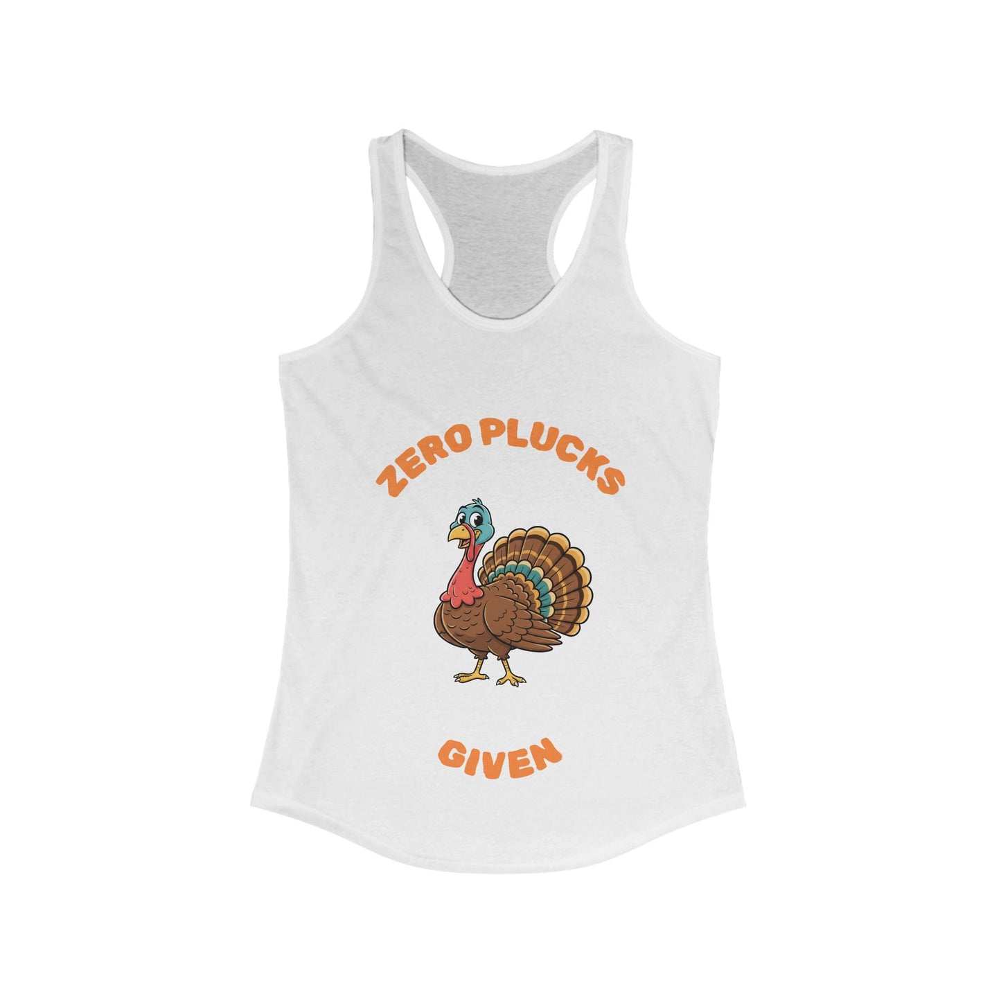 Tank Top Zero Plucks Given Women's Ideal Racerback Tank