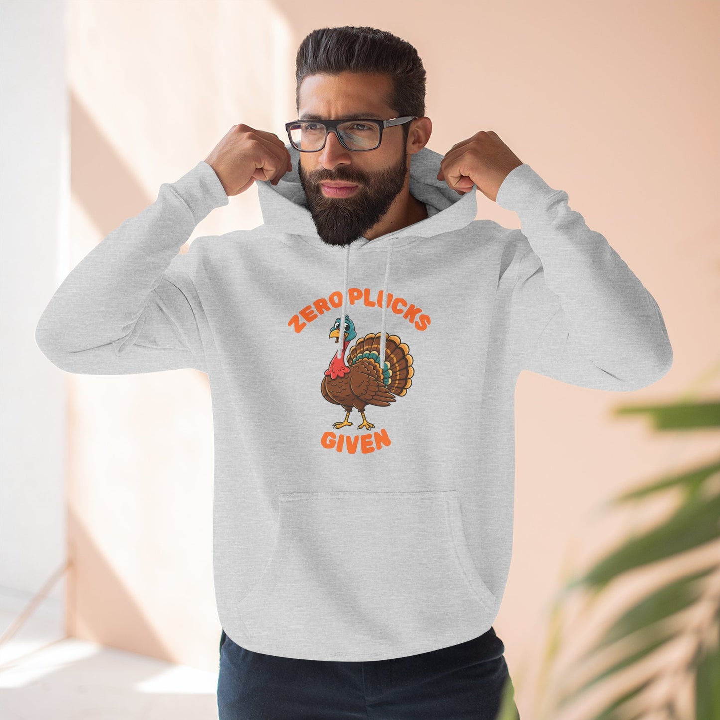 Zero Plucks Given Turkey Fleece Hoodie