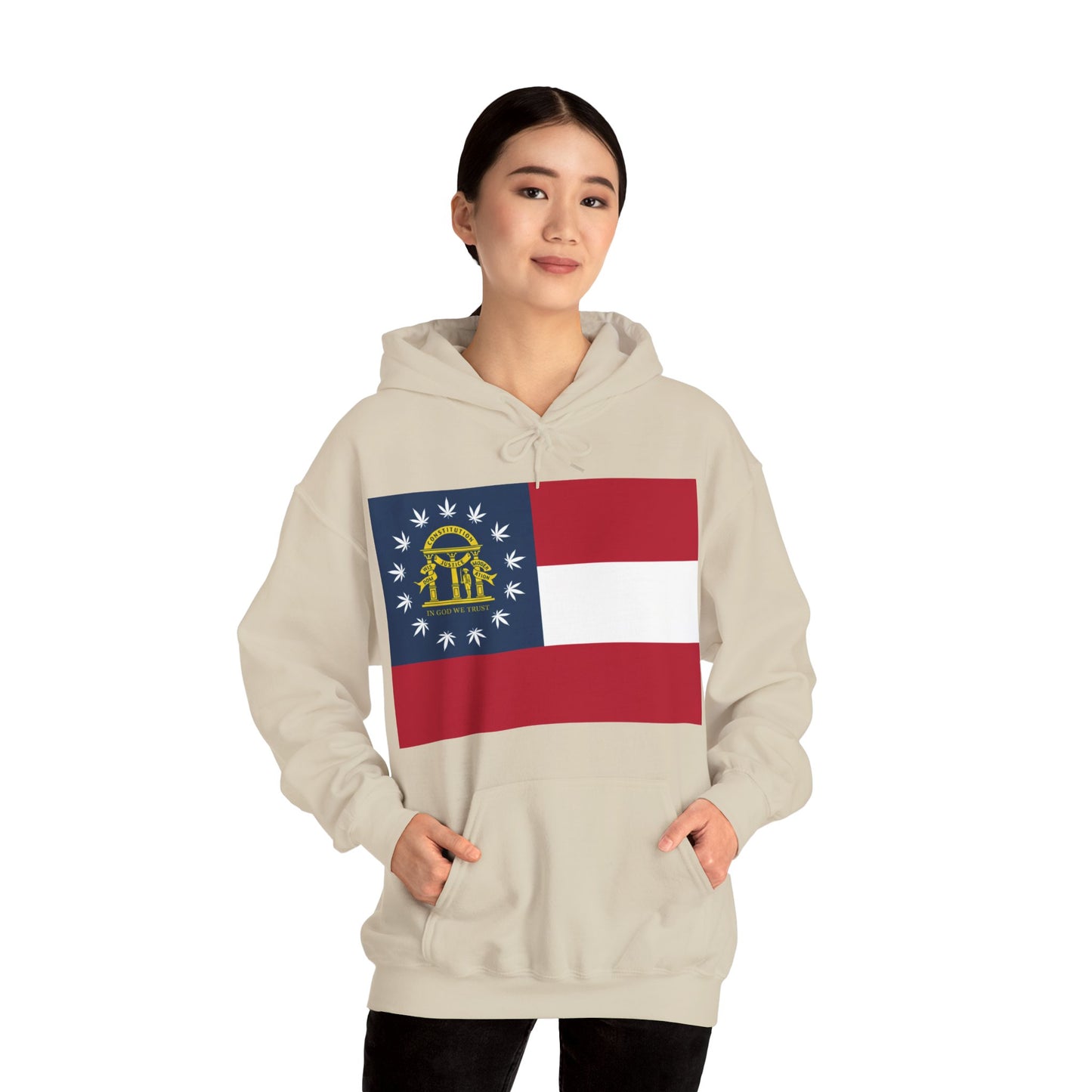 Georgia Cannabis State Flag Hoodie