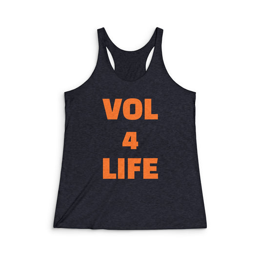 Volunteer Spirit Women's Racerback Tank - Fitness, Workout, Gym, Casual Wear, Workout Gear, Team Spirit