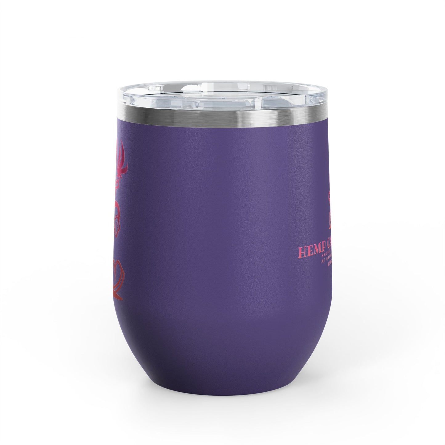 Wine Tumbler - Mr Hemp Cat Design