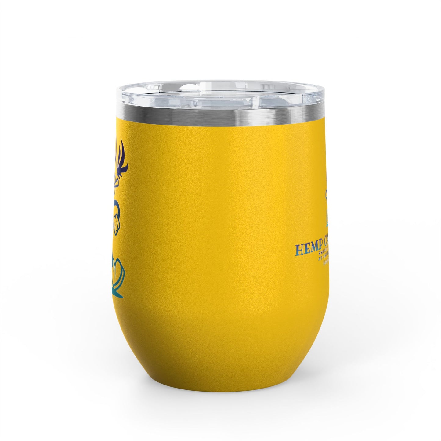 Wine Tumbler - Mr Hemp Cat Design