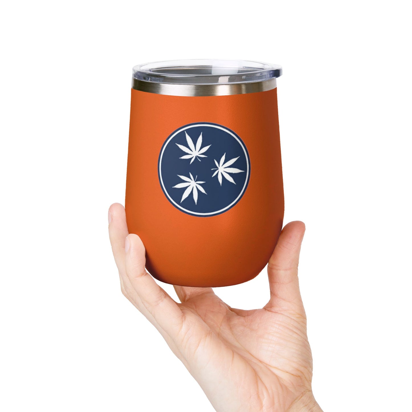Tennessee Cannabis Flag Design Wine Tumbler 12oz