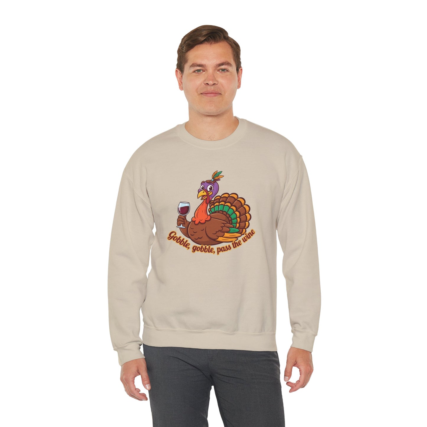 Gobble Gobble Sweatshirt - Unisex Thanksgiving Crewneck, Funny Holiday Apparel, Cozy Fall Fashion, Perfect for Gatherings, [...]