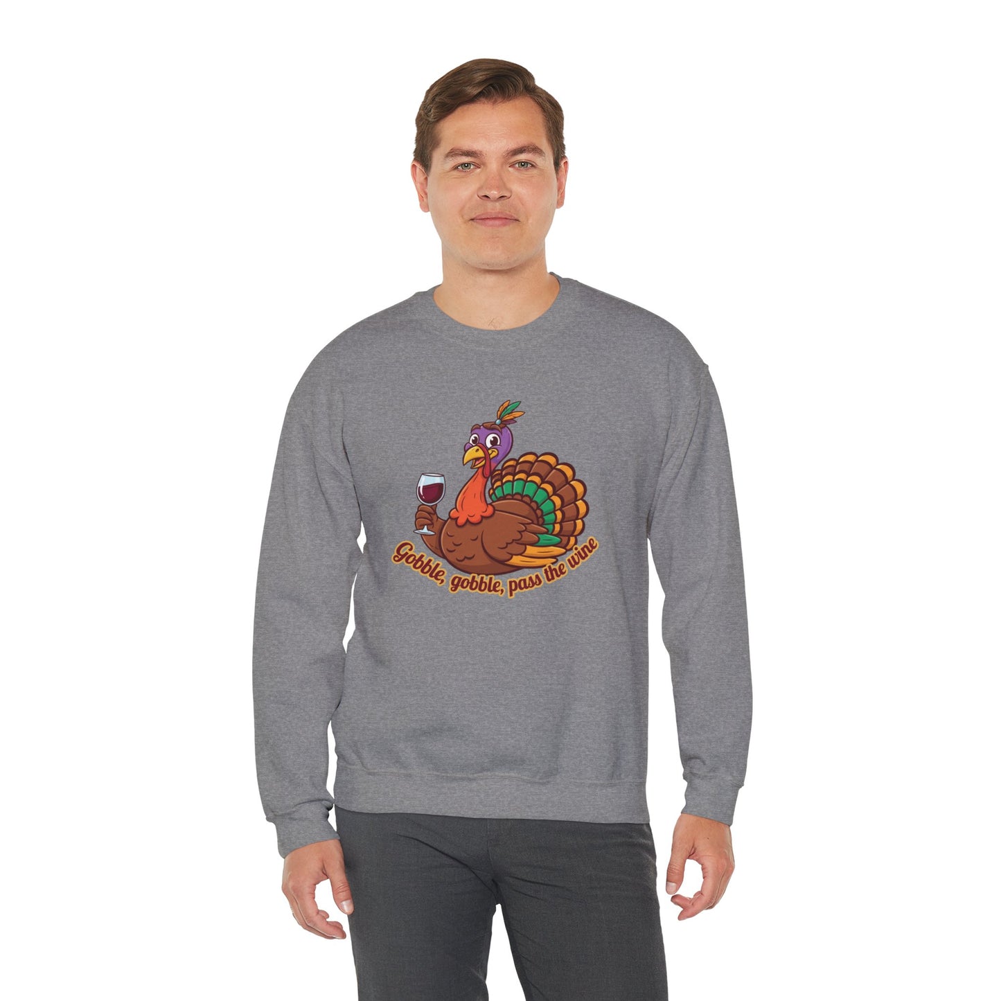 Gobble Gobble Sweatshirt - Unisex Thanksgiving Crewneck, Funny Holiday Apparel, Cozy Fall Fashion, Perfect for Gatherings, [...]