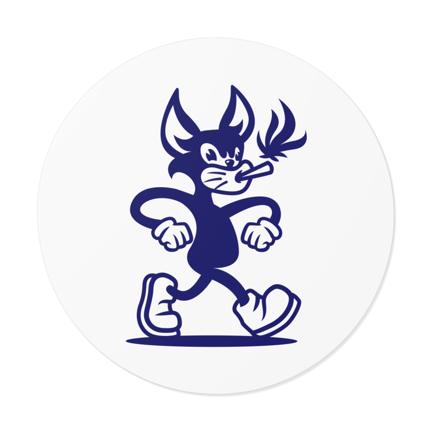 Mr. Hemp Cat Vinyl Sticker