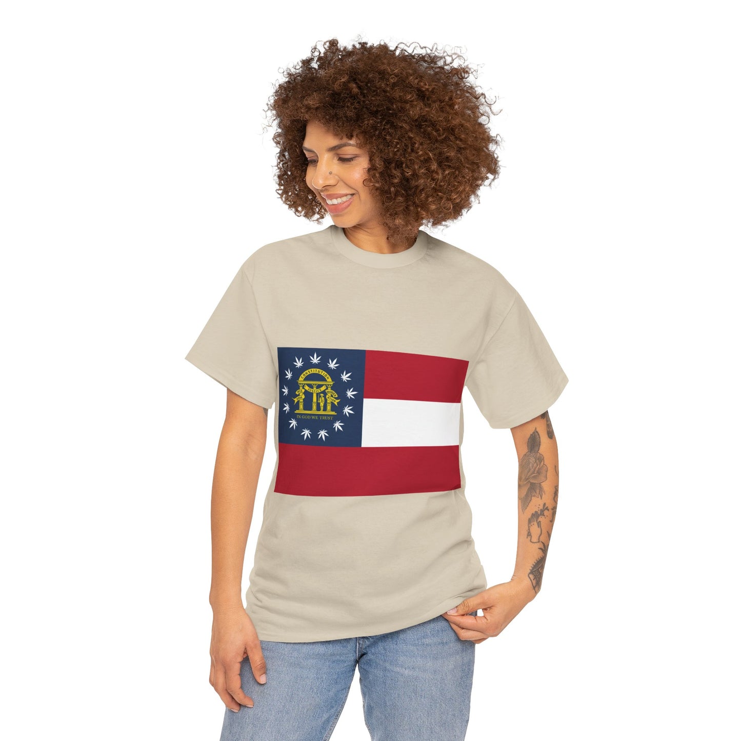Georgia Cannabis State Flag Tee