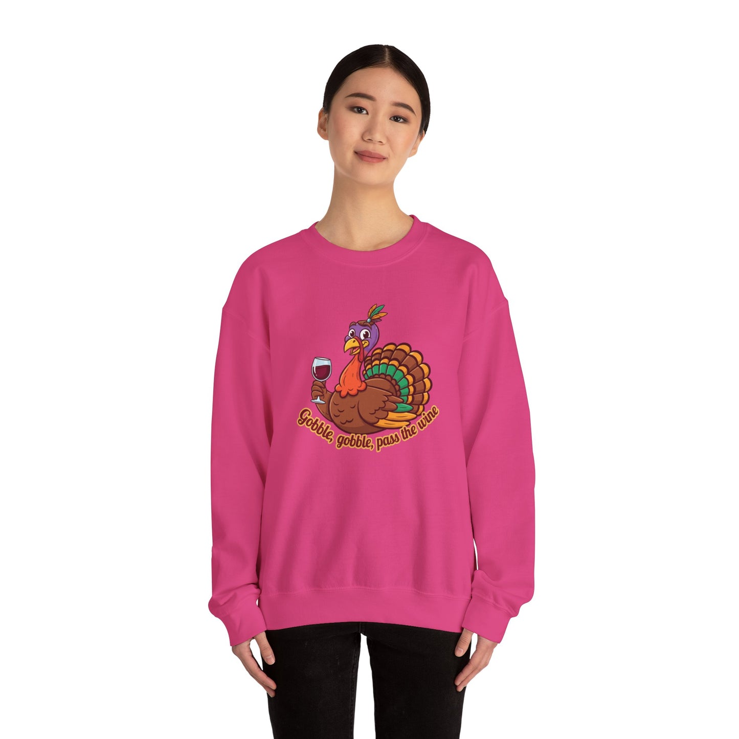 Gobble Gobble Sweatshirt - Unisex Thanksgiving Crewneck, Funny Holiday Apparel, Cozy Fall Fashion, Perfect for Gatherings, [...]