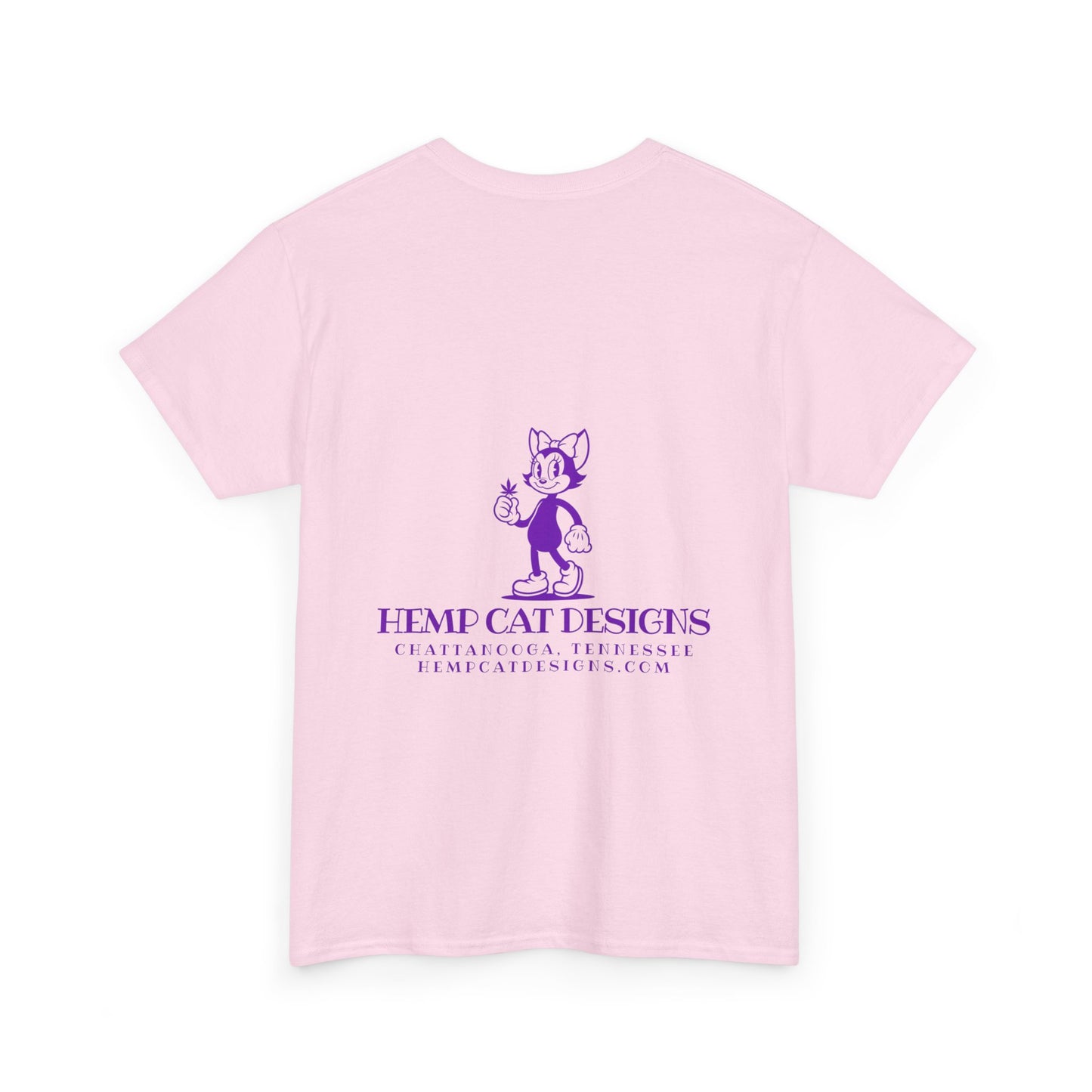 Mrs. Hemp Cat Tee - Unisex Heavy Cotton, Cute Graphic T-Shirt, Vintage Style, Gift for Cat Lovers, Casual Wear