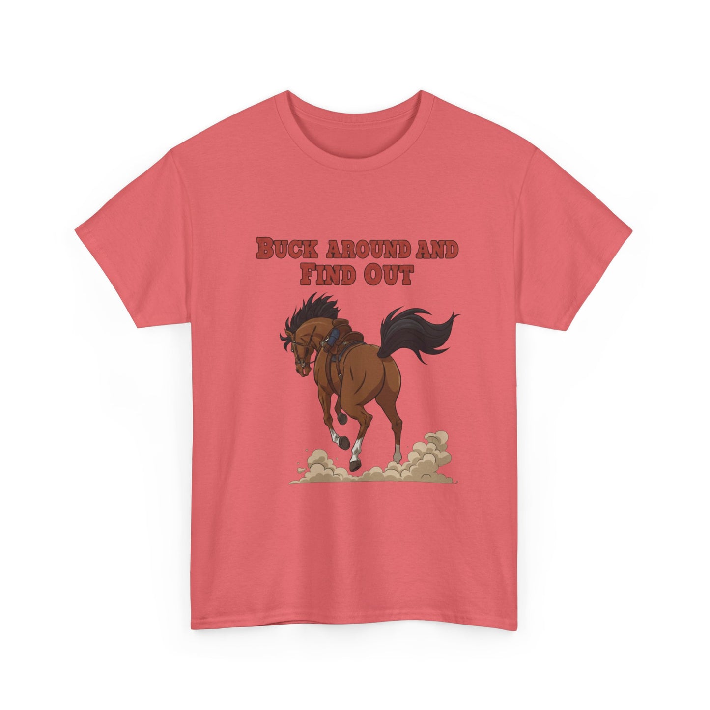Fun Horse Graphic Tee - 'Buck Around and Find Out'