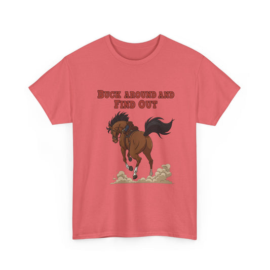 Fun Horse Graphic Tee - 'Buck Around and Find Out'