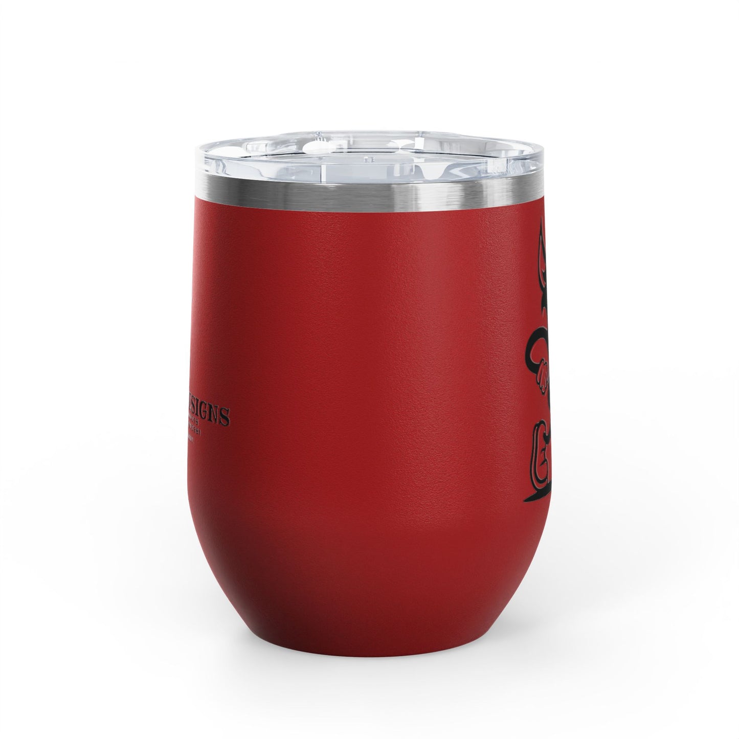 Wine Tumbler - Mr Hemp Cat Design