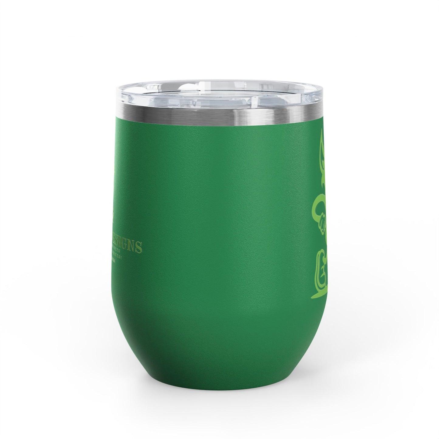 Wine Tumbler - Mr Hemp Cat Design
