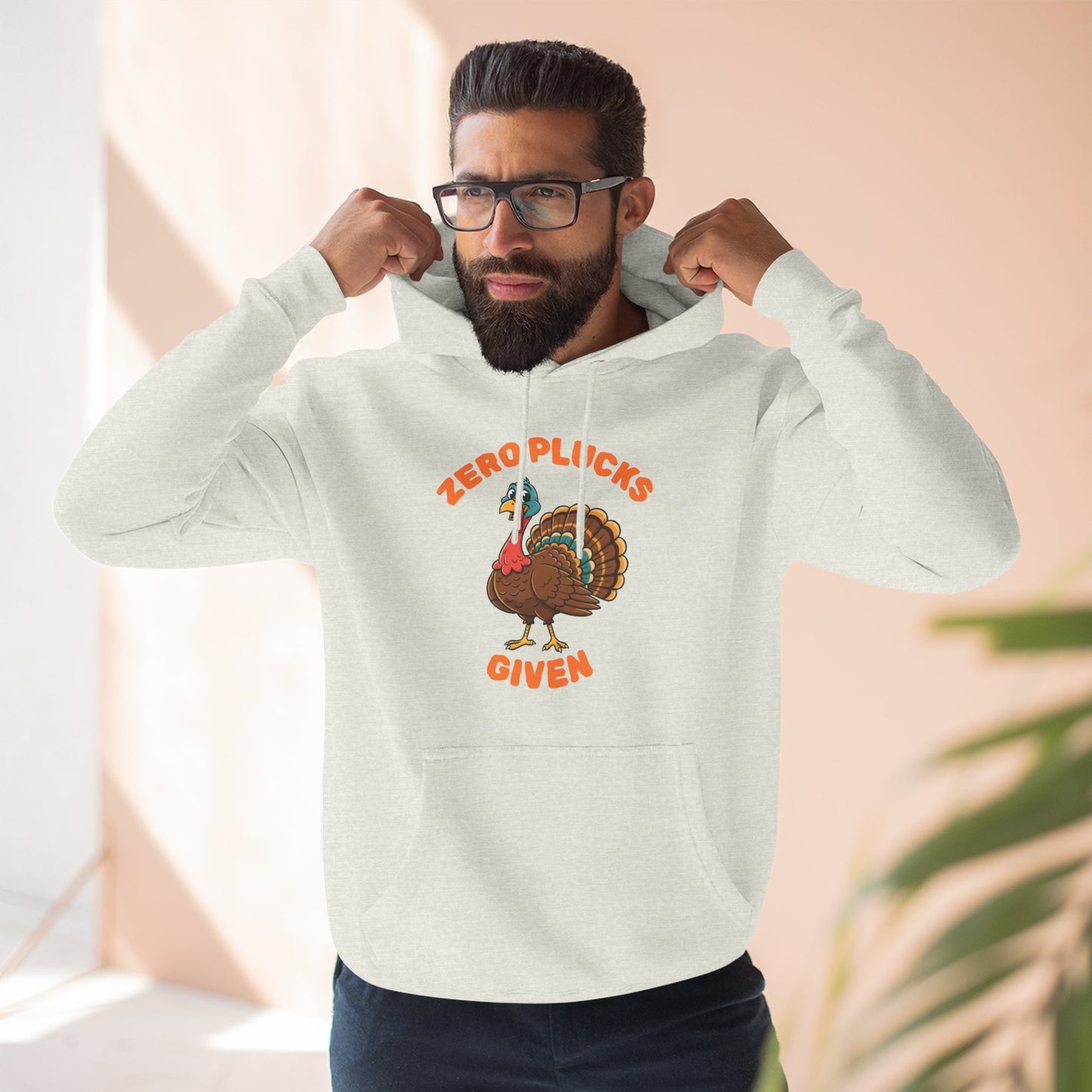 Zero Plucks Given Turkey Fleece Hoodie