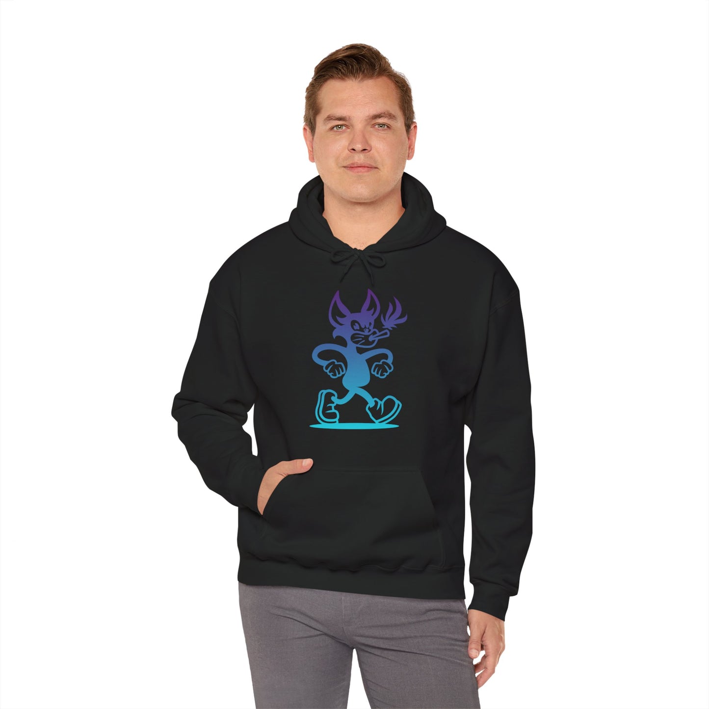 Chill Vibes Mr. Hemp Cat Hoodie