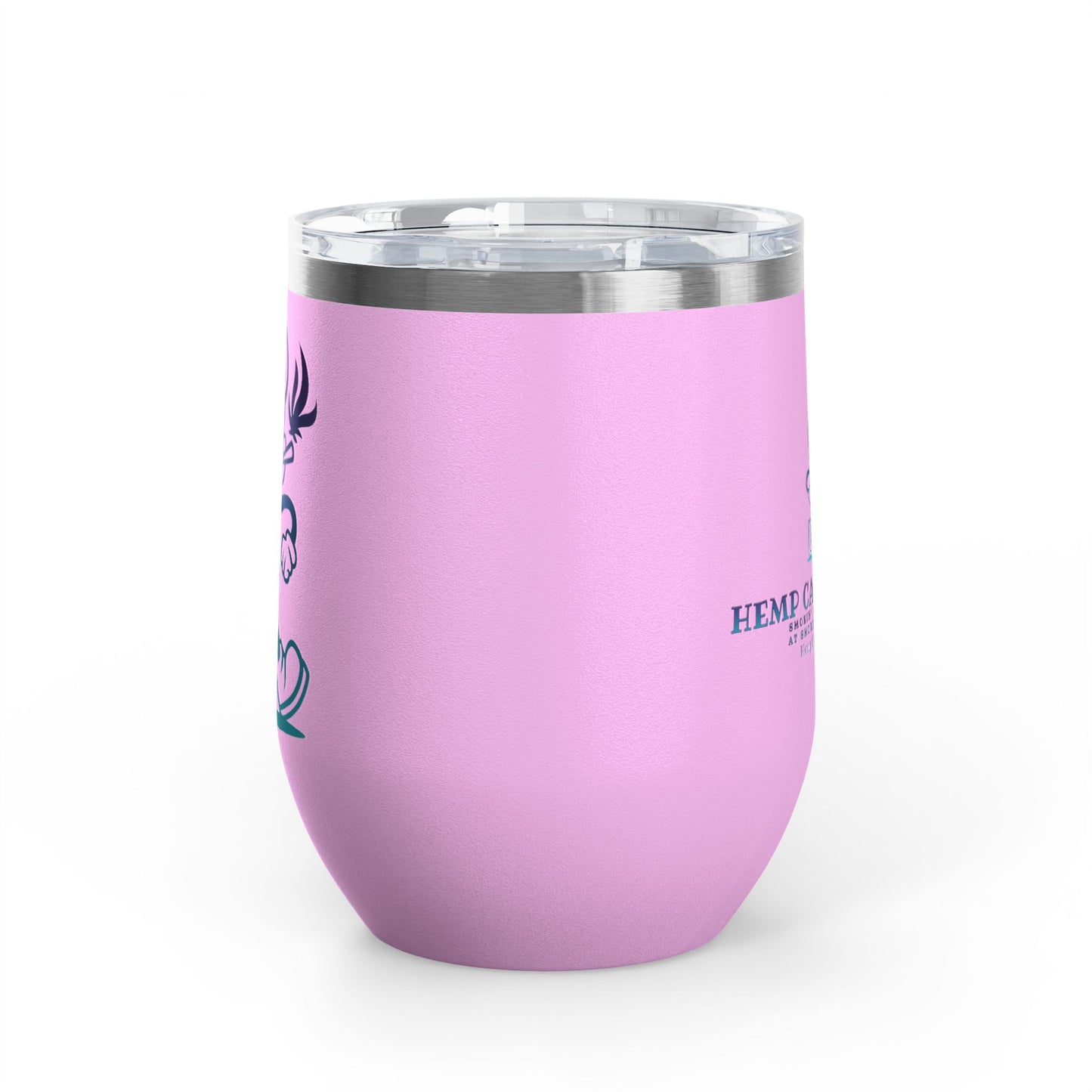 Wine Tumbler - Mr Hemp Cat Design