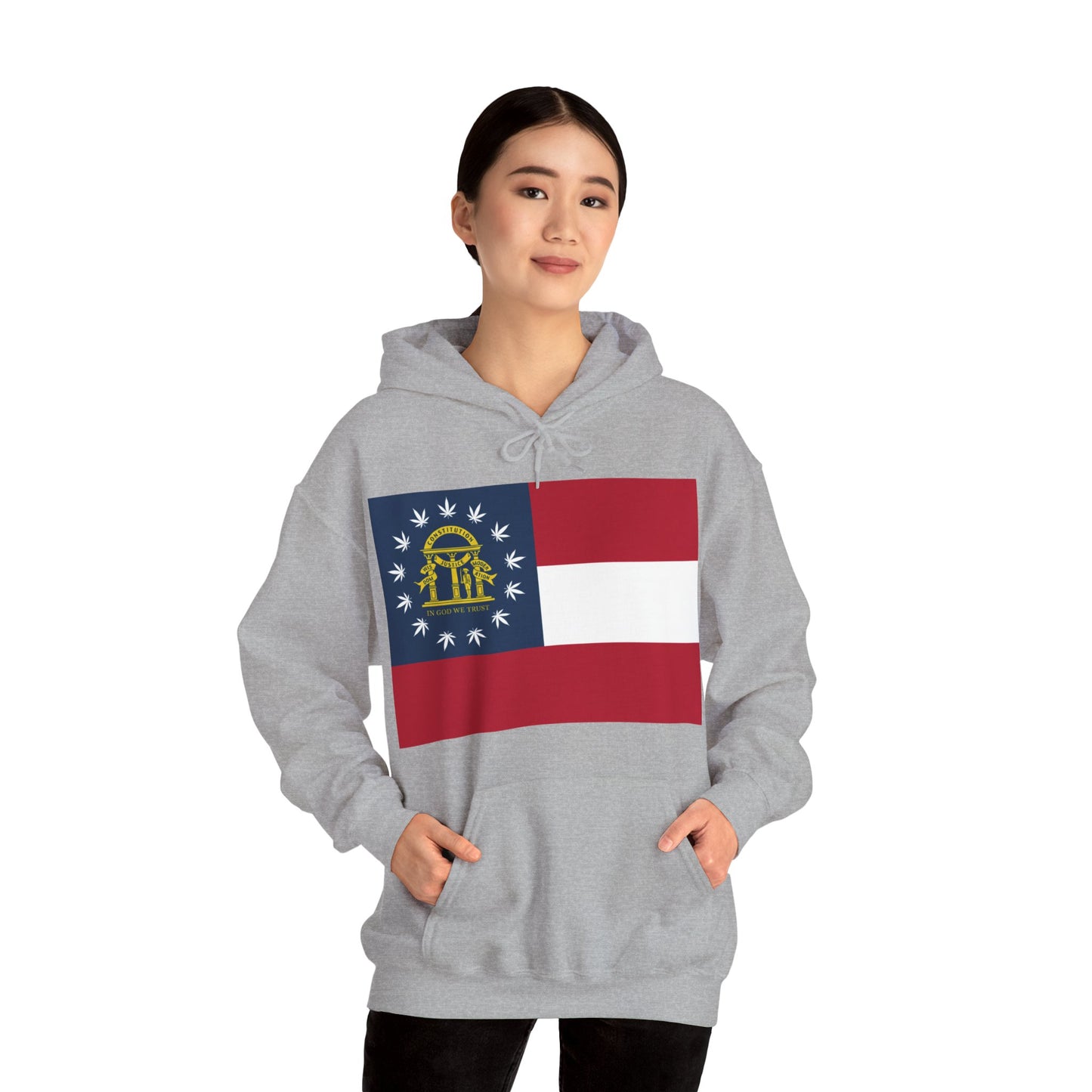 Georgia Cannabis State Flag Hoodie