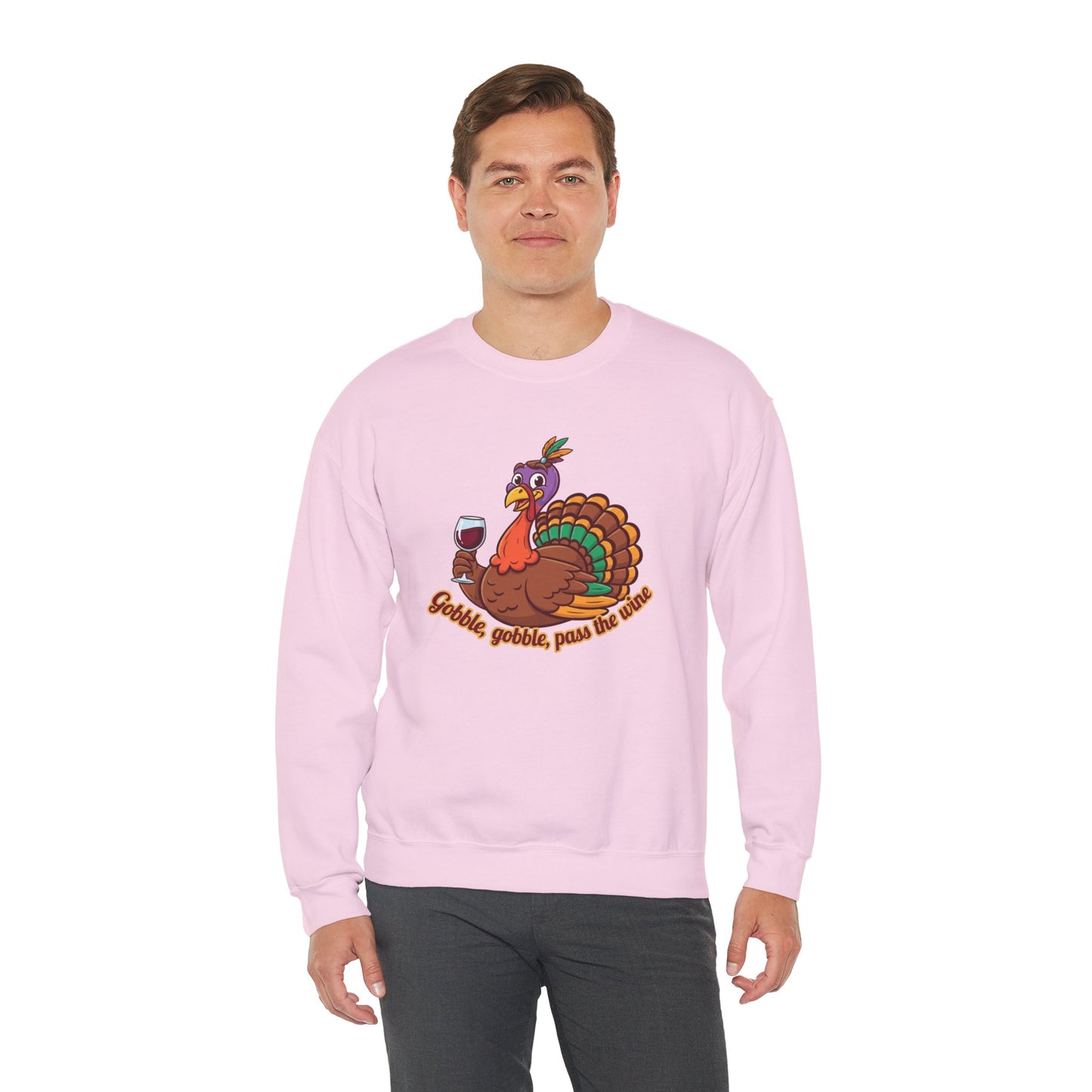 Gobble Gobble Sweatshirt - Unisex Thanksgiving Crewneck, Funny Holiday Apparel, Cozy Fall Fashion, Perfect for Gatherings, [...]