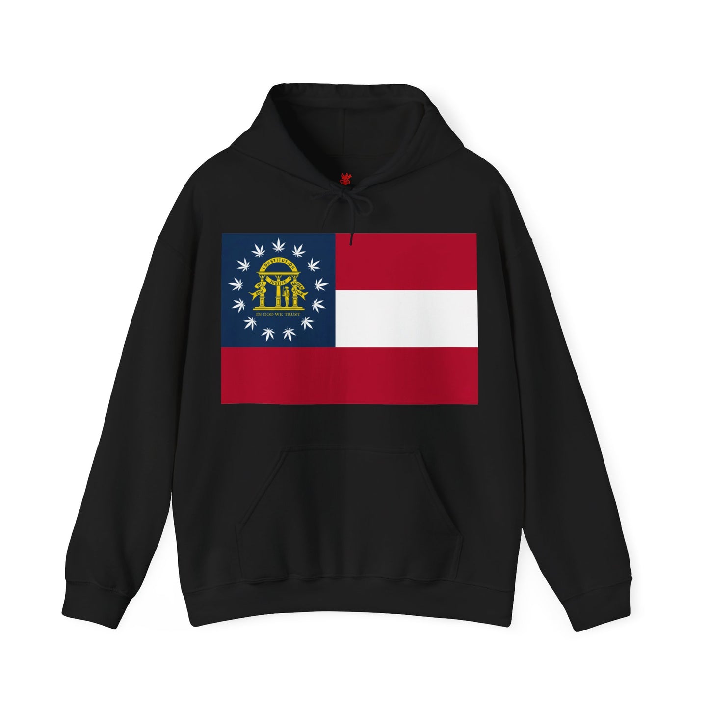 Georgia Cannabis State Flag Hoodie