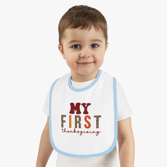 My First Thanksgiving Baby Bib