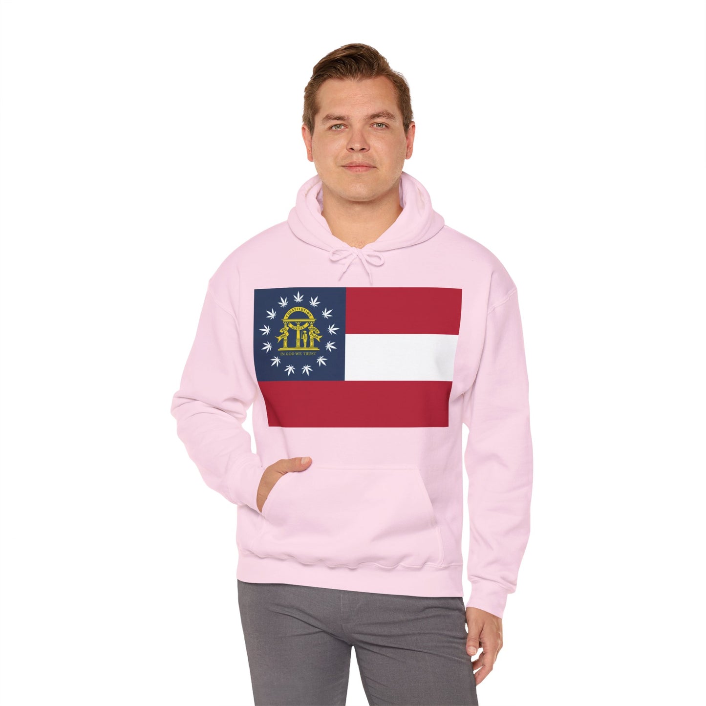 Georgia Cannabis State Flag Hoodie