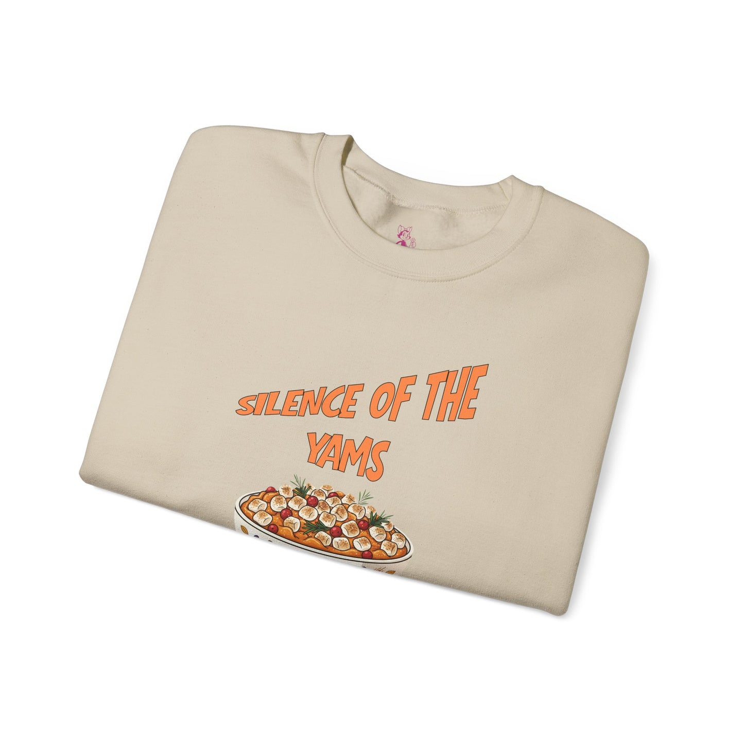 Funny Thanksgiving Crewneck Sweatshirt - Silence of the Yams