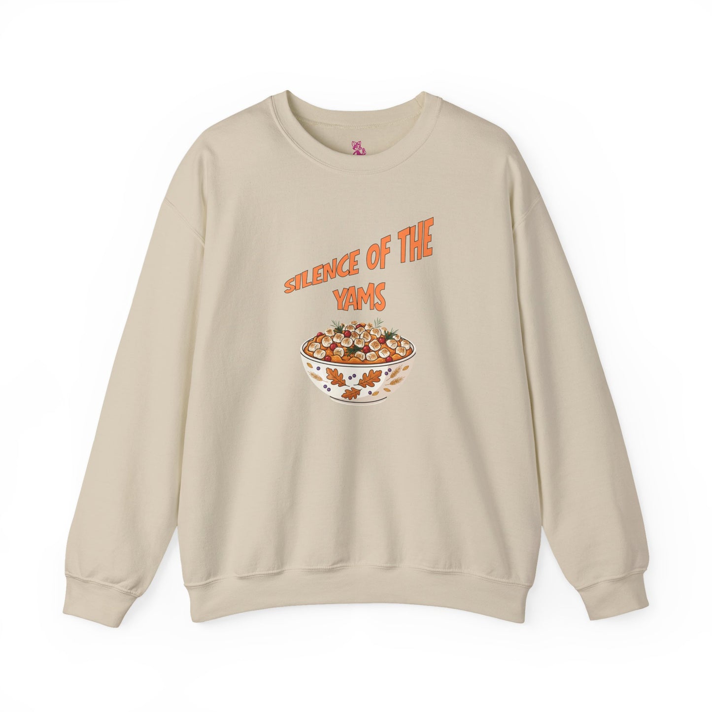 Funny Thanksgiving Crewneck Sweatshirt - Silence of the Yams