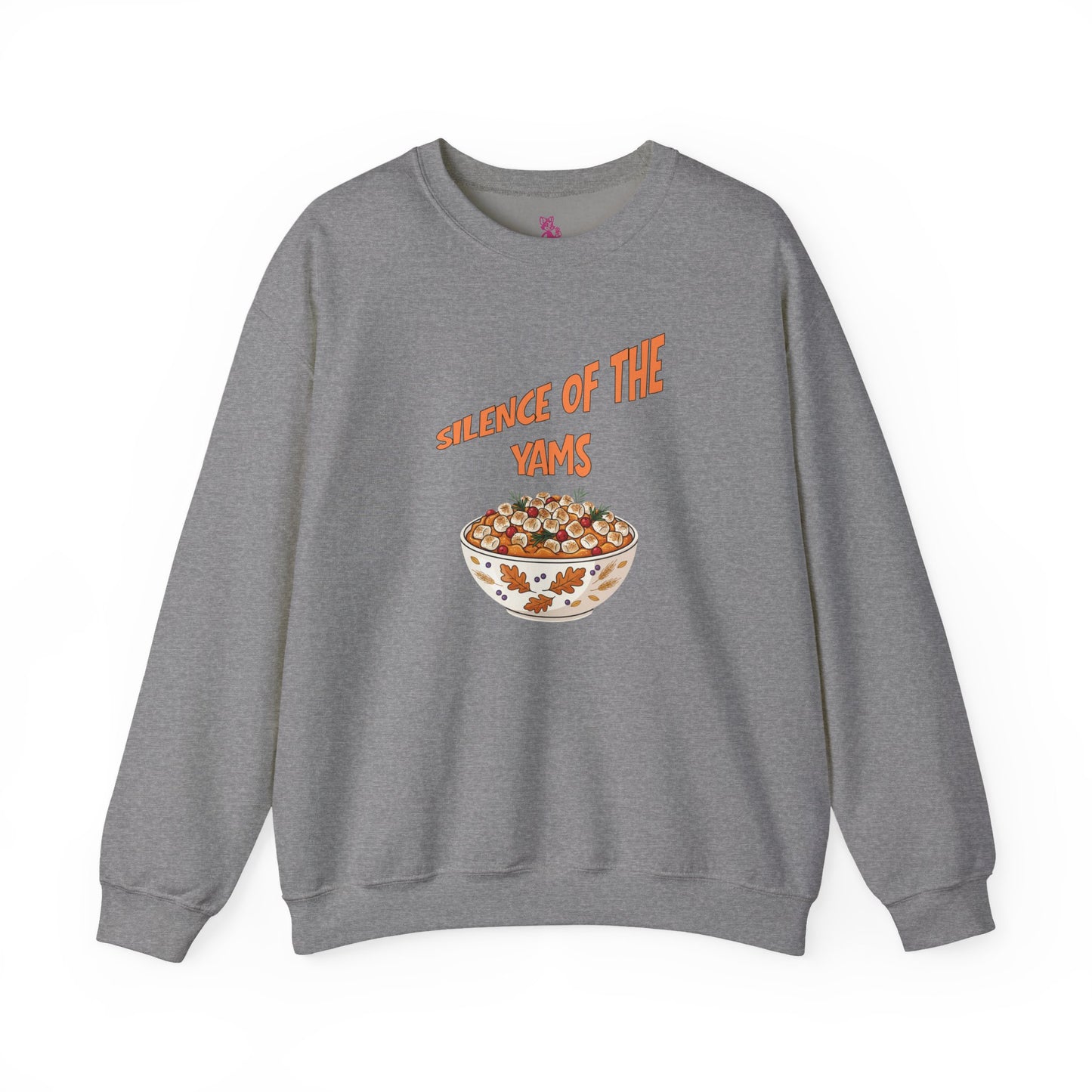 Funny Thanksgiving Crewneck Sweatshirt - Silence of the Yams