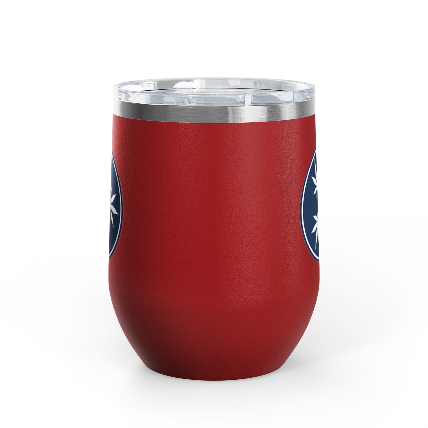 Tennessee Cannabis Flag Design Wine Tumbler 12oz