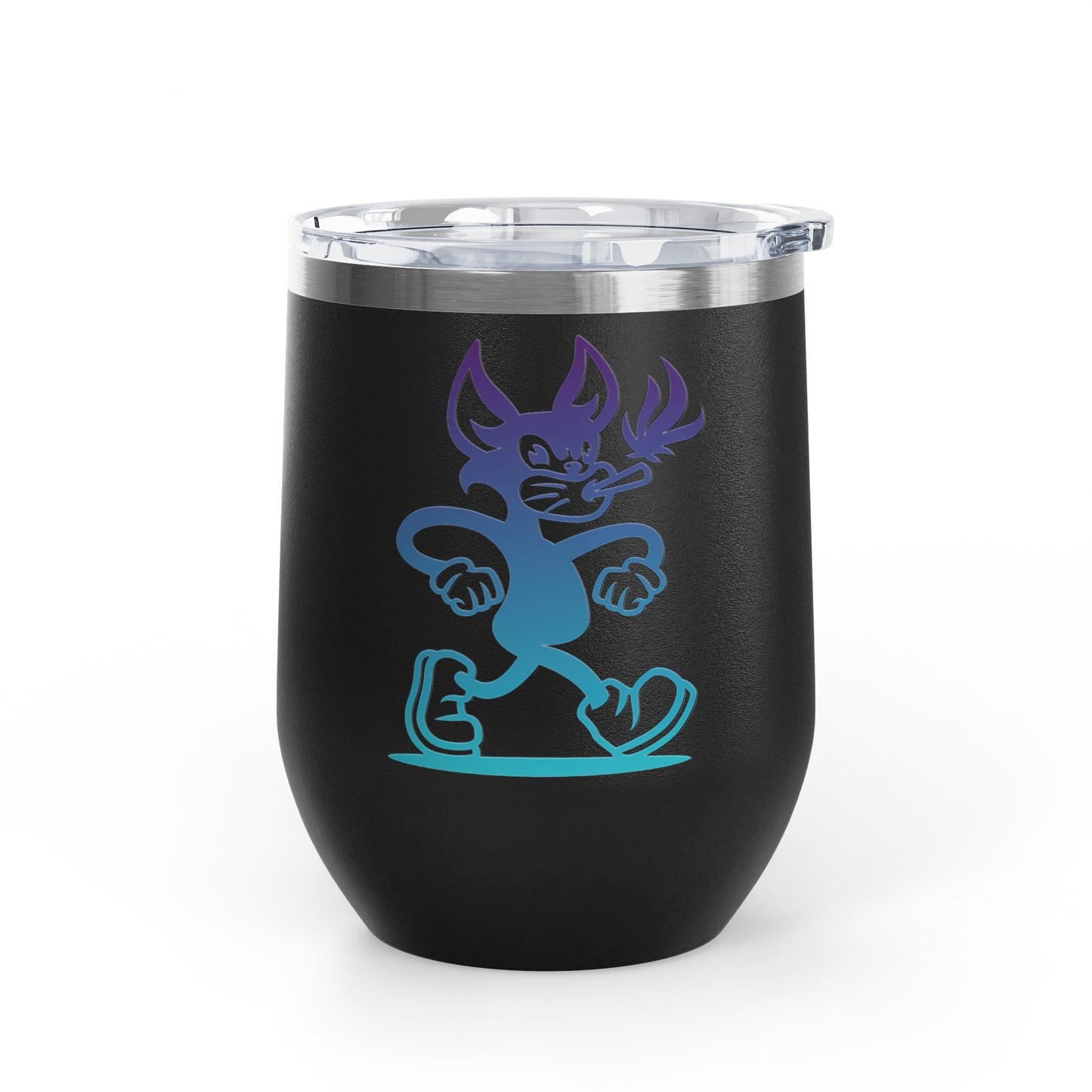 Wine Tumbler - Mr Hemp Cat Design