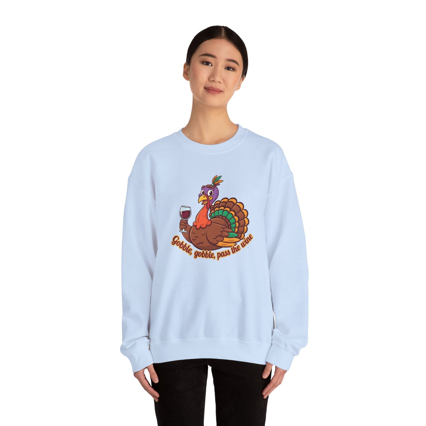 Gobble Gobble Sweatshirt - Unisex Thanksgiving Crewneck, Funny Holiday Apparel, Cozy Fall Fashion, Perfect for Gatherings, [...]