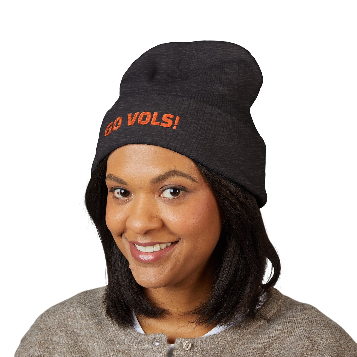 Embroidered GO VOLS Beanie