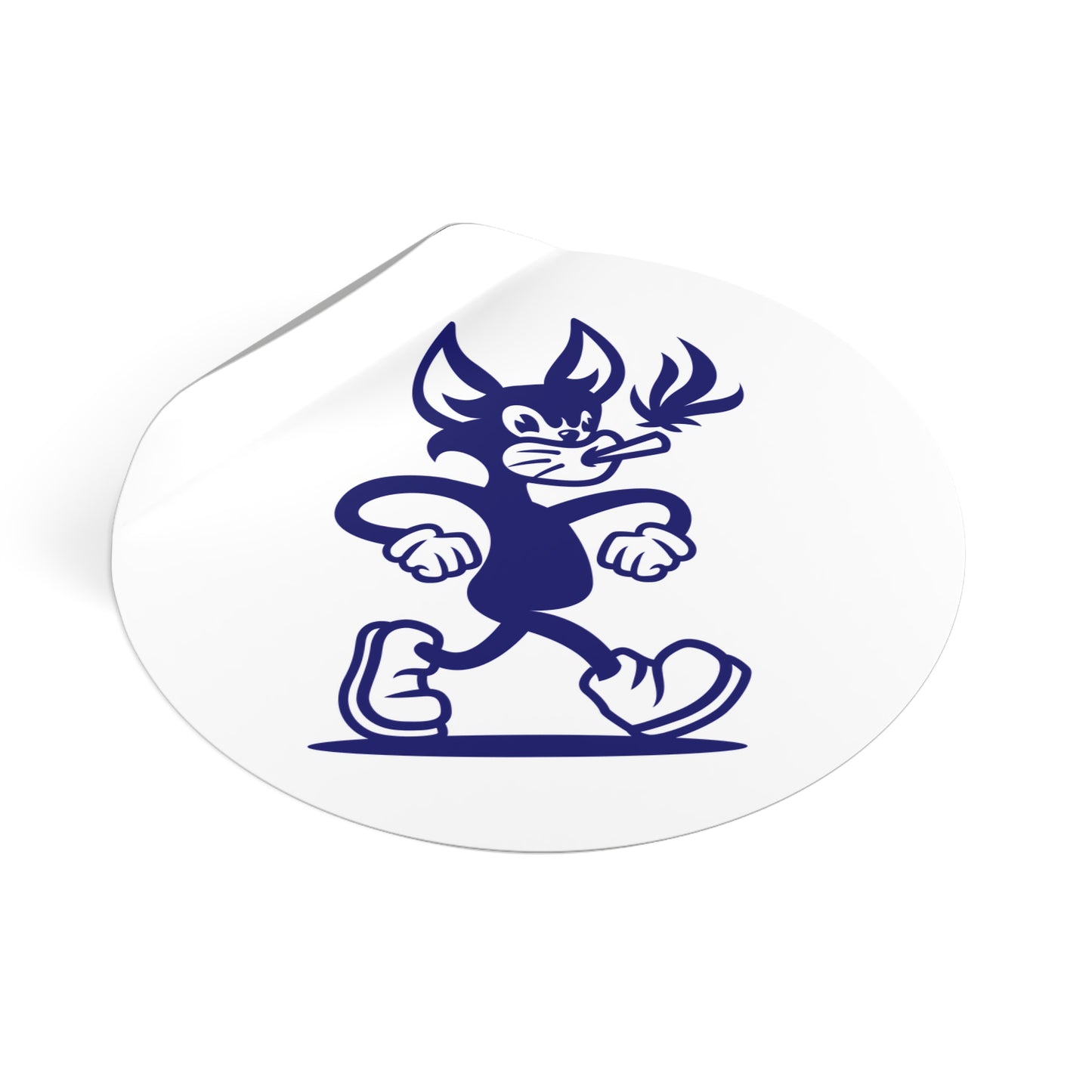 Mr. Hemp Cat Vinyl Sticker