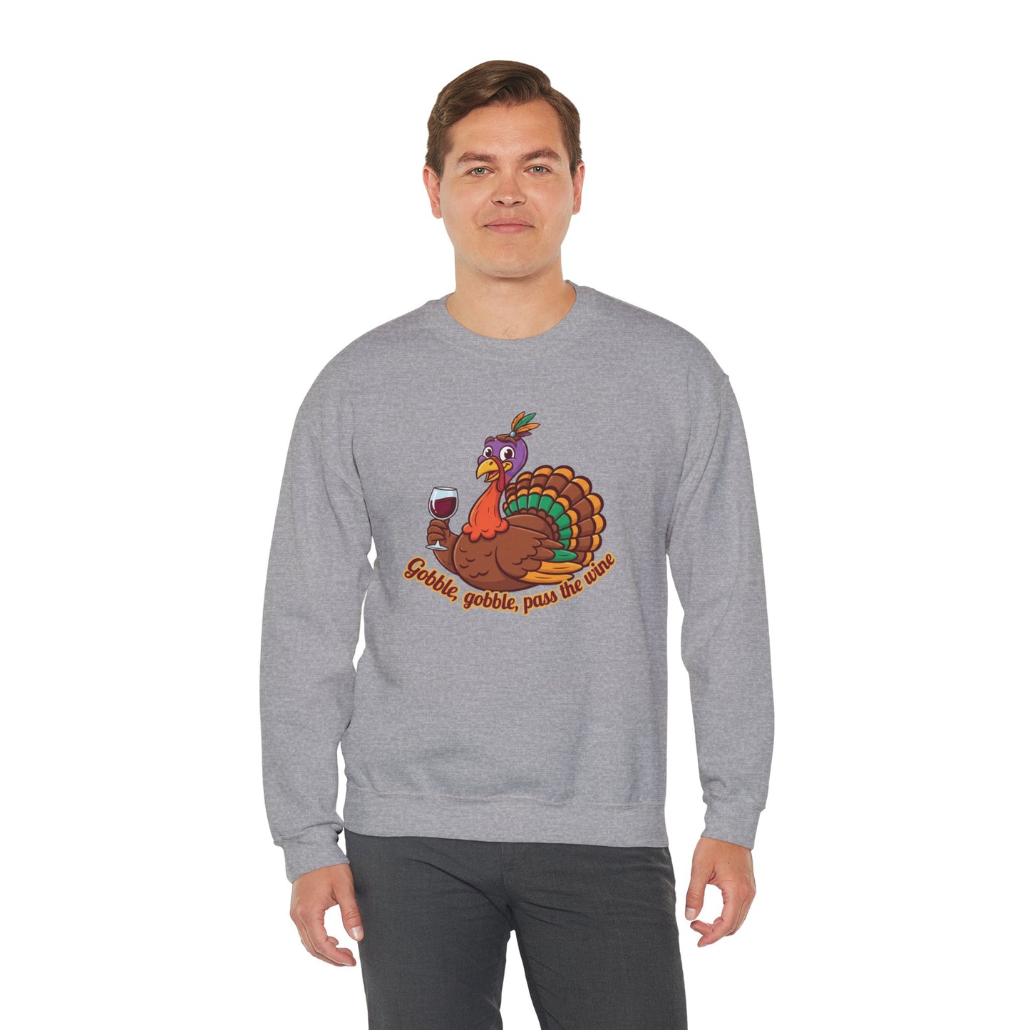 Gobble Gobble Sweatshirt - Unisex Thanksgiving Crewneck, Funny Holiday Apparel, Cozy Fall Fashion, Perfect for Gatherings, [...]